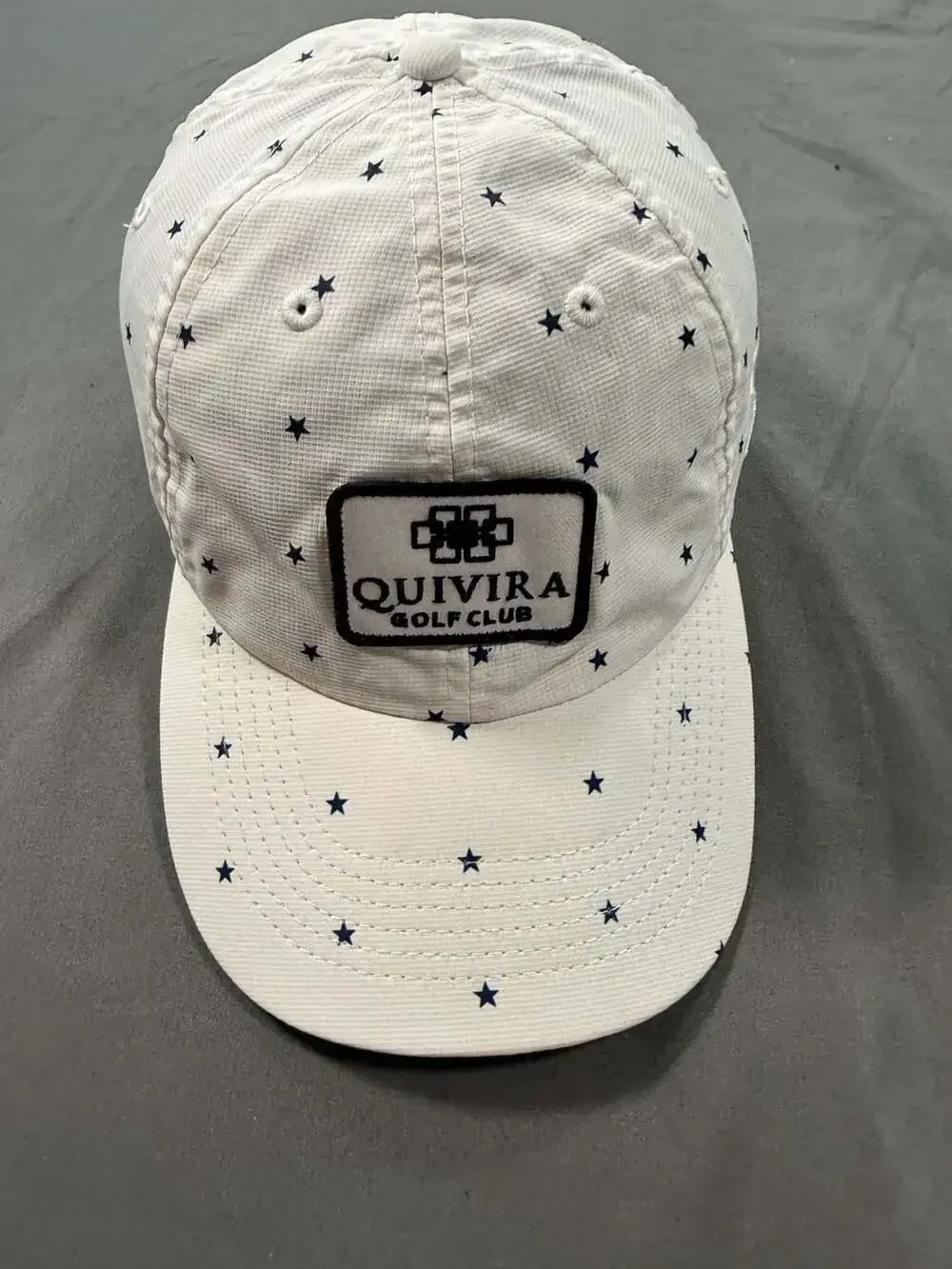 Quivira Golf Club Imperial Hat White Blue Stars Strapback Los Cabos